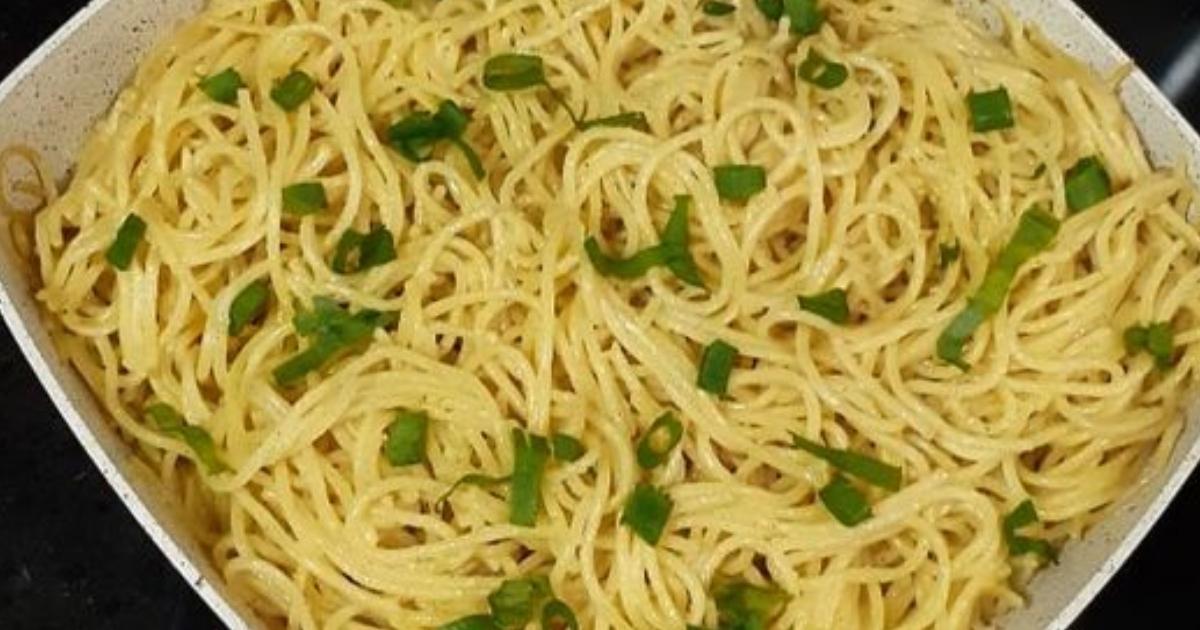Macarrão Alho e Óleo Premiado de Restaurante!