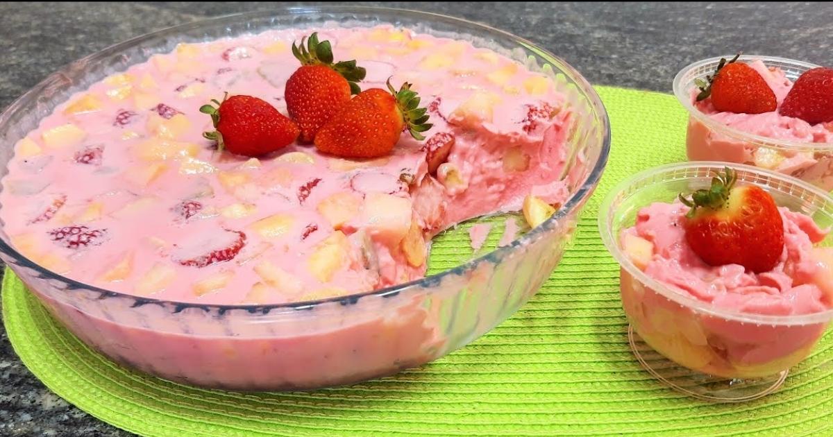 Salada de Frutas Com Gelatina, Refrescância e Um Sabor Especial!