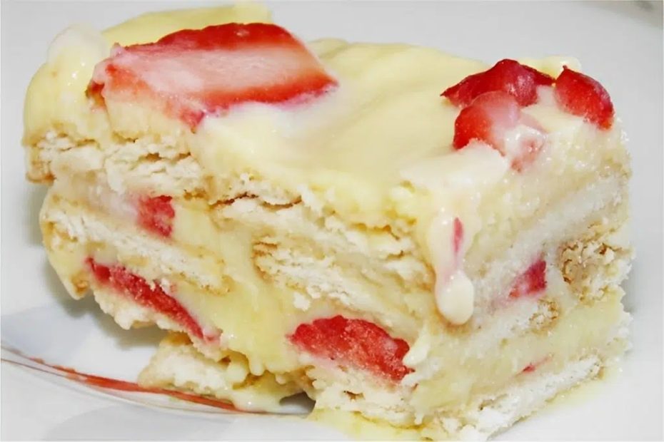 Aprenda a fazer Torta de morango sem forno divina, que vai deixar seu verão ainda mais delicioso