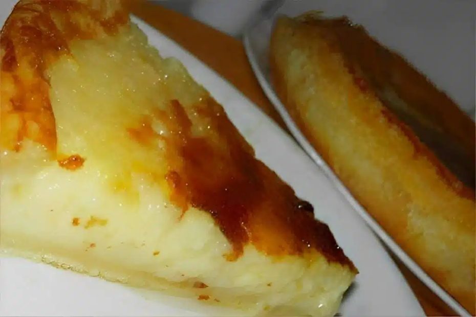 Bolo queijadinha simples e prática é só misturar os ingredientes e levar para assar